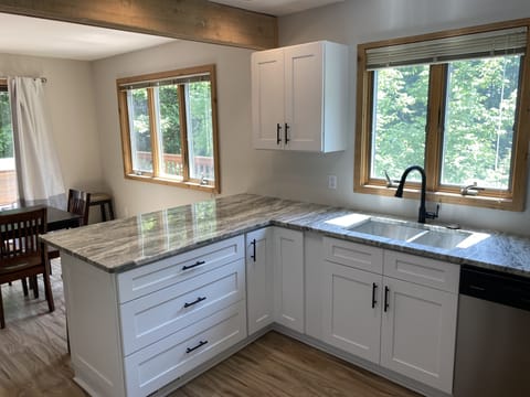 Serene view while in the kitchen.