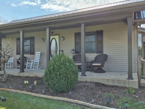 enjoy the front porch with your morning coffee or evening tea. 