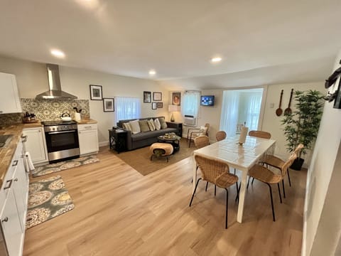Cozy livingroom with full size sleeper