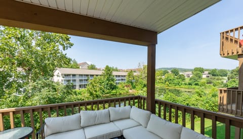 Covered Porch with Seating