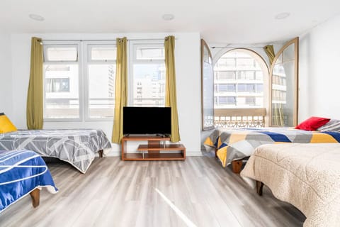 Individually decorated, individually furnished, desk, bed sheets