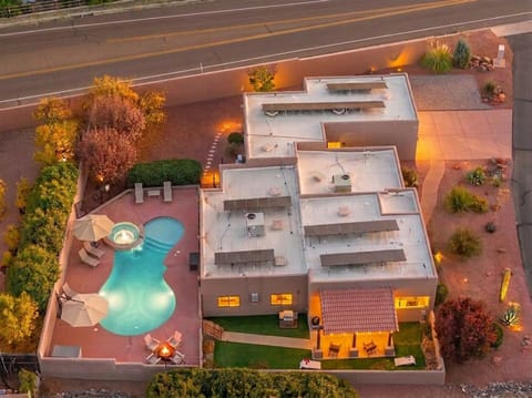 Your private Sedona oasis with swimming pool, spa and red rock views.