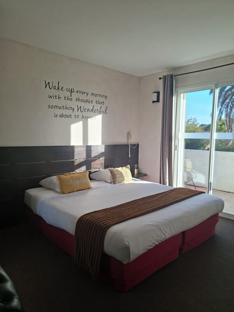 Family Quadruple Room, 1 Bedroom, Terrace, Garden View | Premium bedding, free minibar items, in-room safe, desk