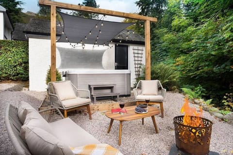 Hot Tub and Fire Pit