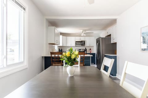 Great table off the kitchen