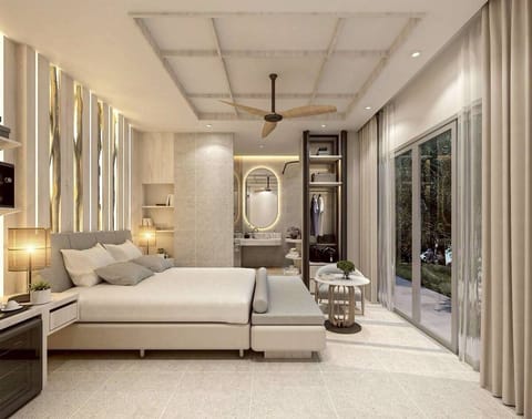 Deluxe Pool Access | Free minibar, in-room safe, individually decorated