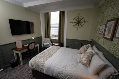 Double with a View | Desk, blackout drapes, iron/ironing board, free WiFi