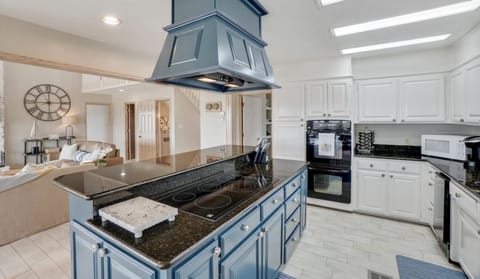 Fully stocked kitchen, everything you could need for cooking and hosting