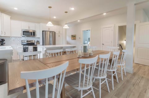 dining area setup for 12+