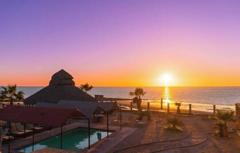 Chase the most stunning sunsets at Rancho Percebu, San Felipe Baja California MX. Golden skies over the Sea of Cortez that will leave you speechless every evening!