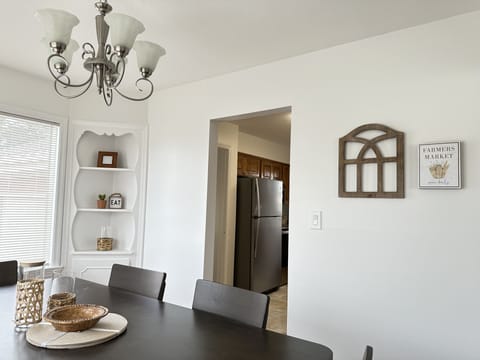 View of Dining into kitchen