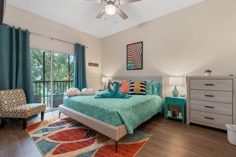 Primary Bedroom! King Bed & Private Balcony! 