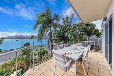 Enjoy a wine and sunet overlooking the Coral Sea