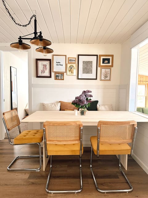 Dining Area and what you will see when you walk in the cabin