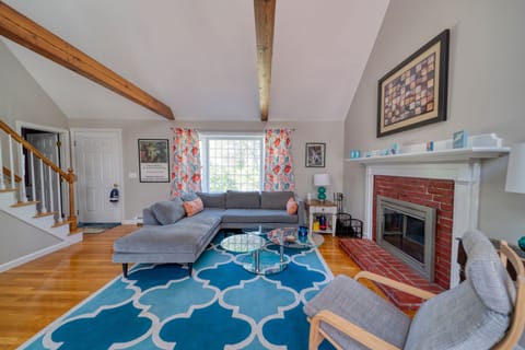 Kick back and relax in the stylish lounge area.