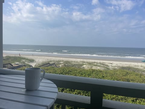 Morning coffee view from the balcony