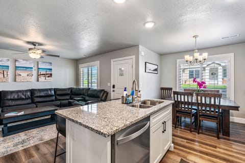 Open Living/Kitchen Space