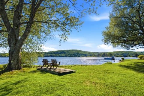 Patio near the lake