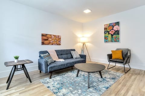 Living room with sofa bed