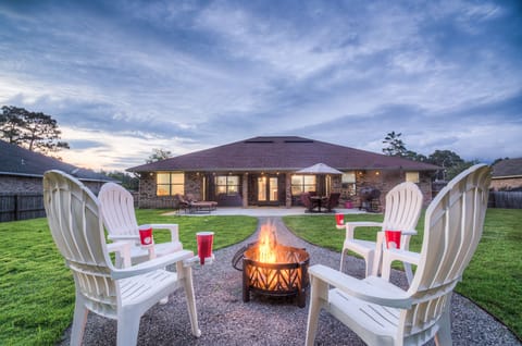 After a long day at the beach enjoy a quiet night while enjoying the fire pit