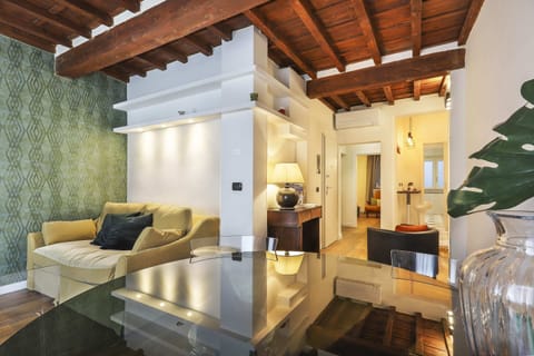 Basic Apartment, 1 Queen Bed with Sofa bed | Living area | TV
