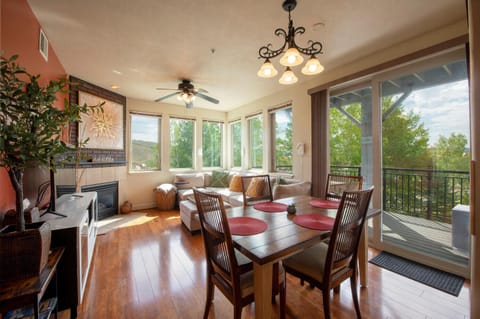 Spacious open concept layout with stylish decor and lots of natural light
