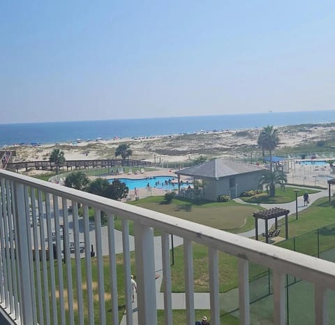 View from our balcony.