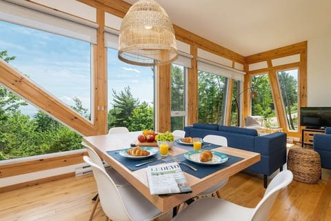Dining room, living room