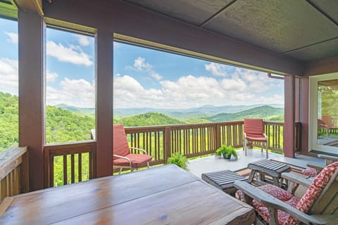 Deck Area--- Long Range Mountain View