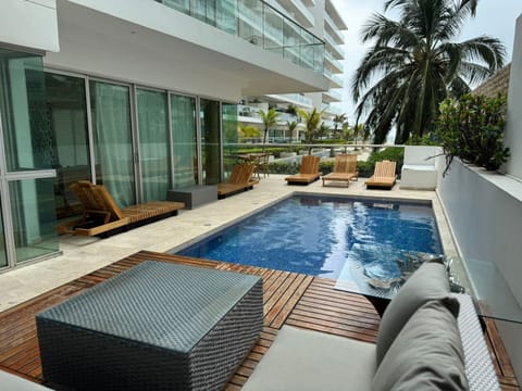 Sleek and stylish pool