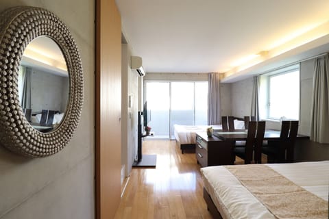 City Apartment | 1 bedroom, desk, blackout drapes, iron/ironing board
