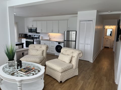 Living open space kitchen dining living 