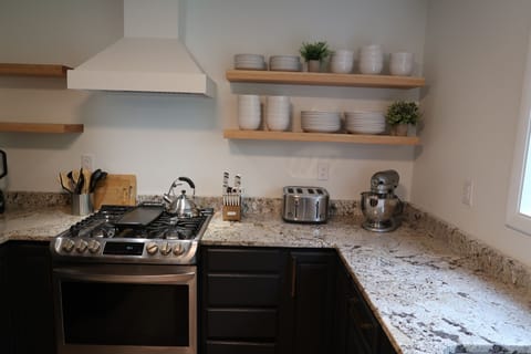 Glassware (both glass and plastic) along with plates/bowls/silverware.