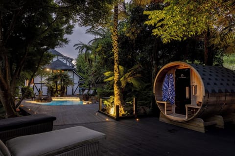 Outdoor pool, open 9:00 AM to 10:00 PM, sun loungers