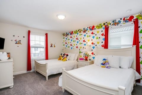2 Double Beds