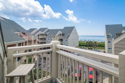SunDaze has a Private Open Air Balcony with this Beautiful Ocean View.