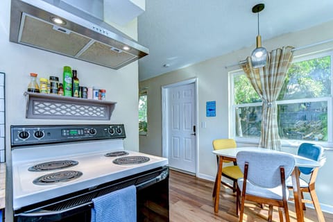 Lots of seasonings and oils to cook with! We always provide these for all of our guests.