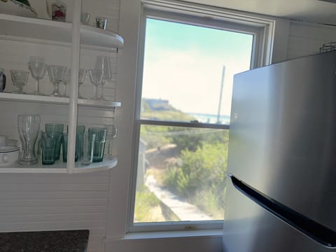 Vintage pantry off the kitchen (where fridge is)