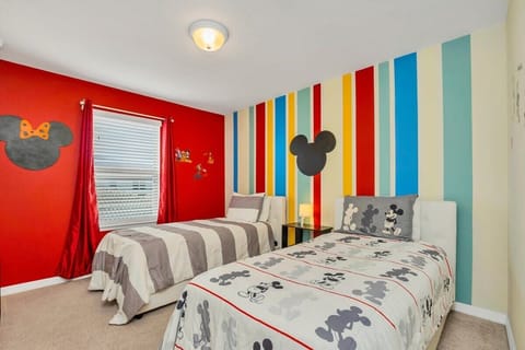 2 Twin Mickey Beds