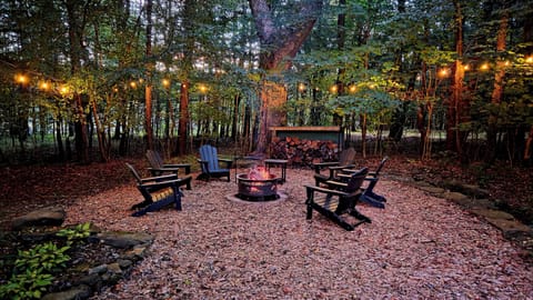 A perfect spot to relax "fireside"