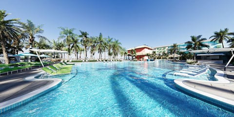 Outdoor pool, cabanas (surcharge), sun loungers