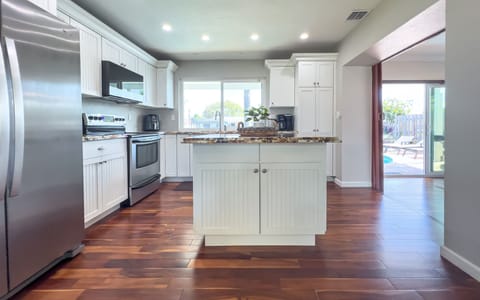 Experience kitchen convenience with our fully equipped culinary spaces. Every meal is a masterpiece.