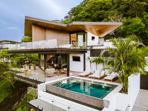 Luxurious Casa Agape frontal view - Private oasis with luxury touches