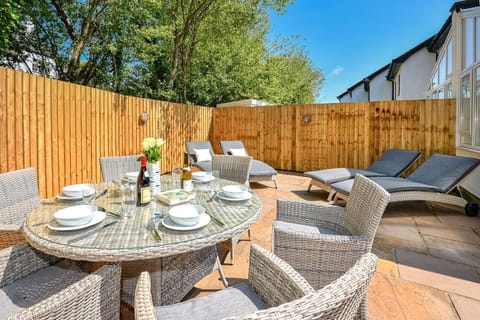 The garden at 1 Afon y Felin, Llyn Peninsula