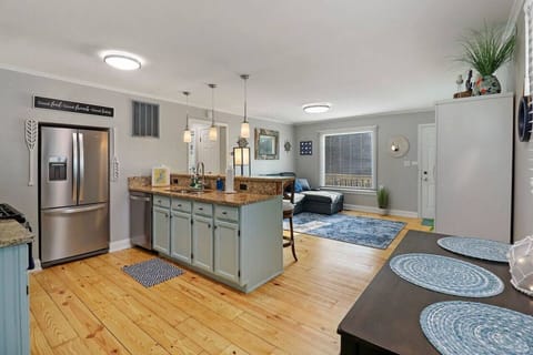 View when you first enter the open floor plan.