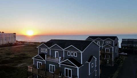 Catch the sunrise off of any of the balconies.
