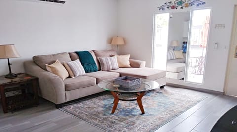 City House | Living area | 32-inch TV with cable channels