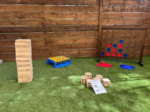 The fun doesn't stop upstairs. Head down to the lower lounge for even more games, space to spread out, and plenty of room for friendly competition.