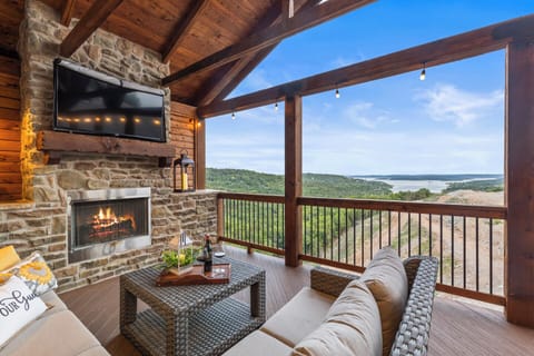 Unmatched Table Rock Lake views from your private deck with fireplace