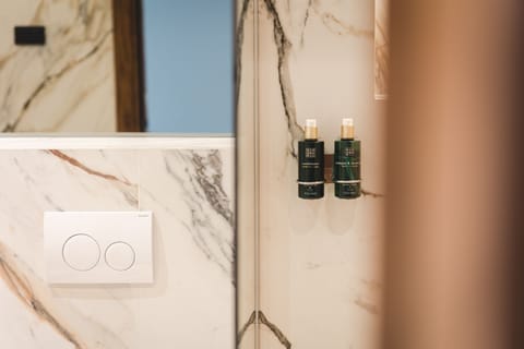 Family Triple Room, 1 Bedroom, City View | Bathroom | Shower, hydromassage showerhead, free toiletries, hair dryer